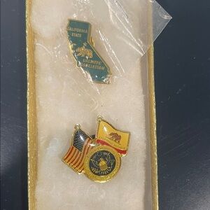 California State Souvenir Pin Set